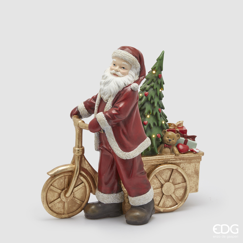 Decorațiune Babbo con Bici Miniled