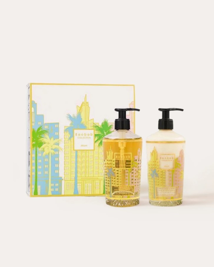 Gift box body & hand lotion & shower gel Miami