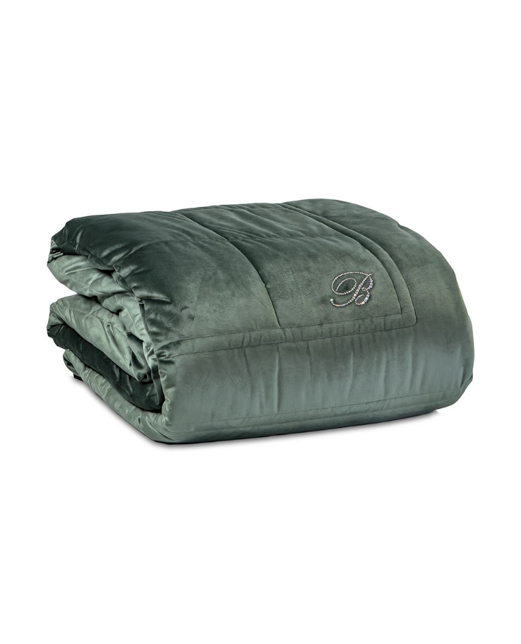 Bedspread Blu Velvet 270X270 green (pine)
