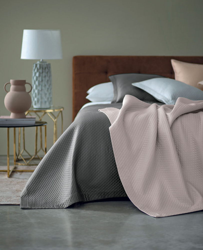 Bedspread Duke 270X270 Grey