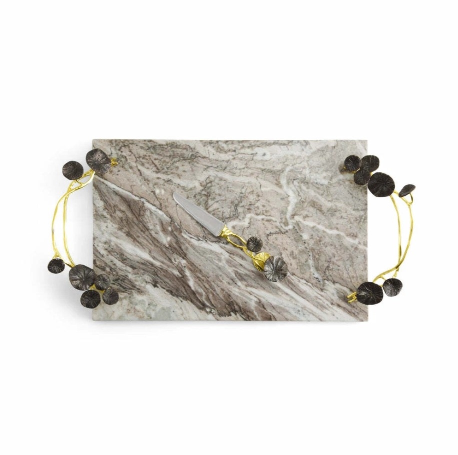 Monet's Garden Platou pentru cașcaval cu cuțit