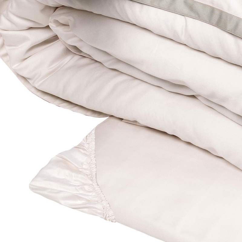 Постельное белье Hellen 250X200 Bianco Seta+Grigio