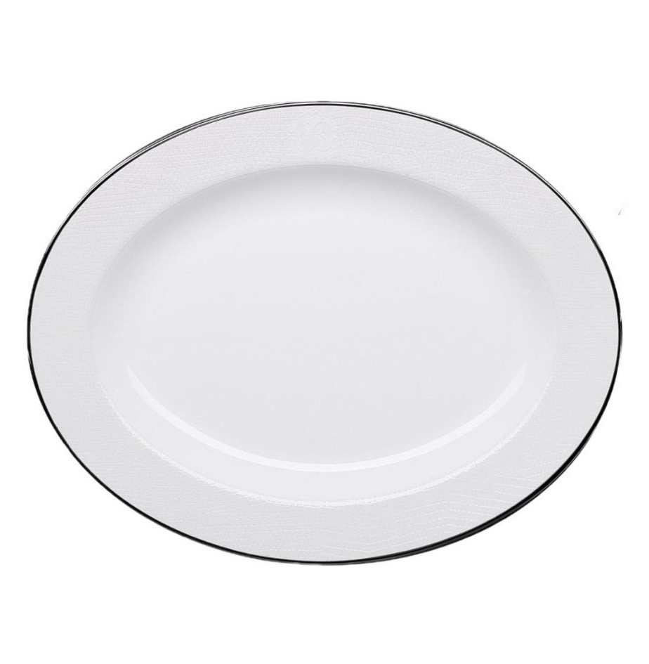 Lizzard Platin Oval Dish