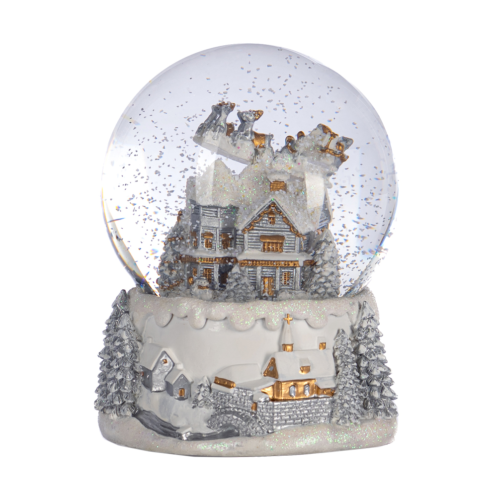 Glob de zăpadă muzical XMAS House Scene