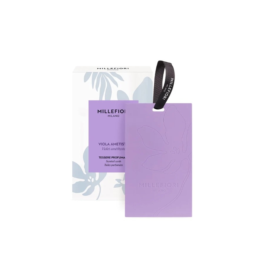Set de 3 plicuri parfumate pentru garderobă Viola Ametista