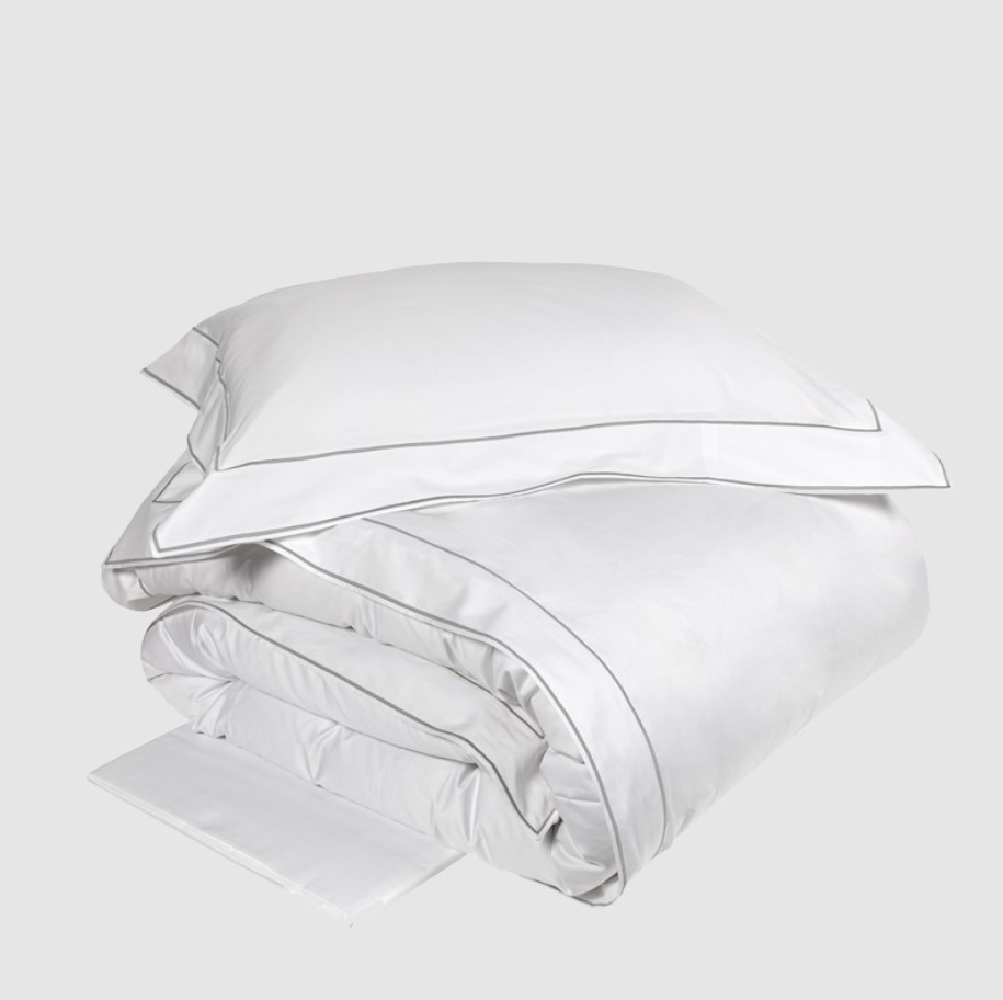 Постельное белье Isola 250X220 Bianco+Grigio