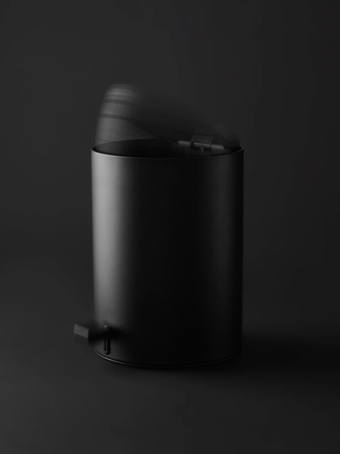 TE 50 Coș de gunoi black