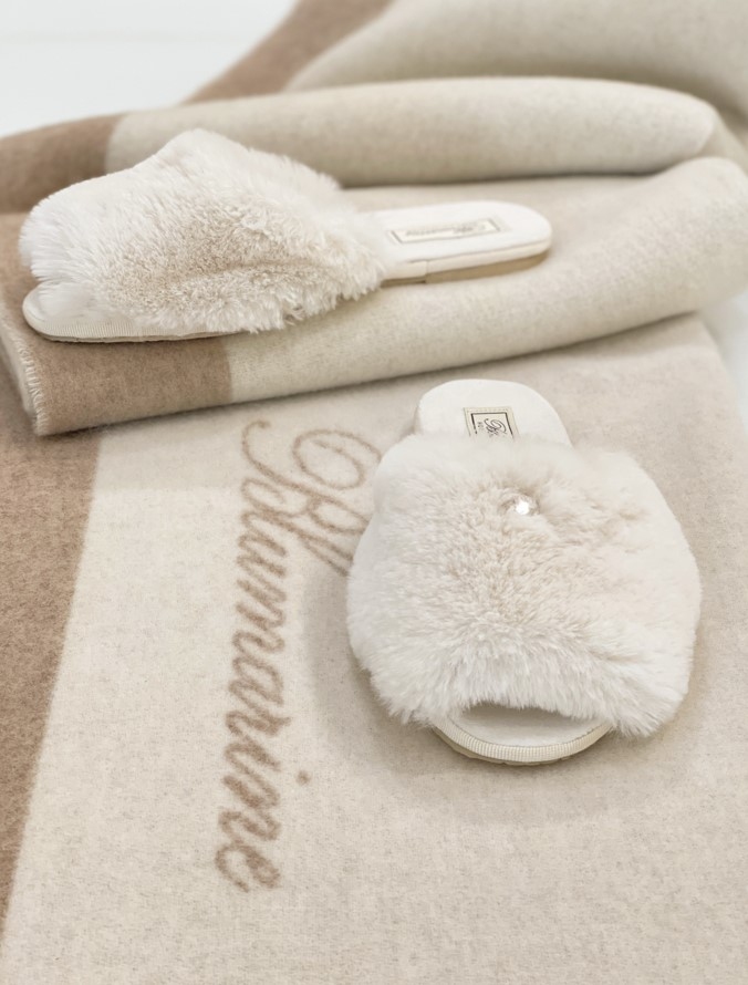 Papuci de casă New Blanca Beige 36