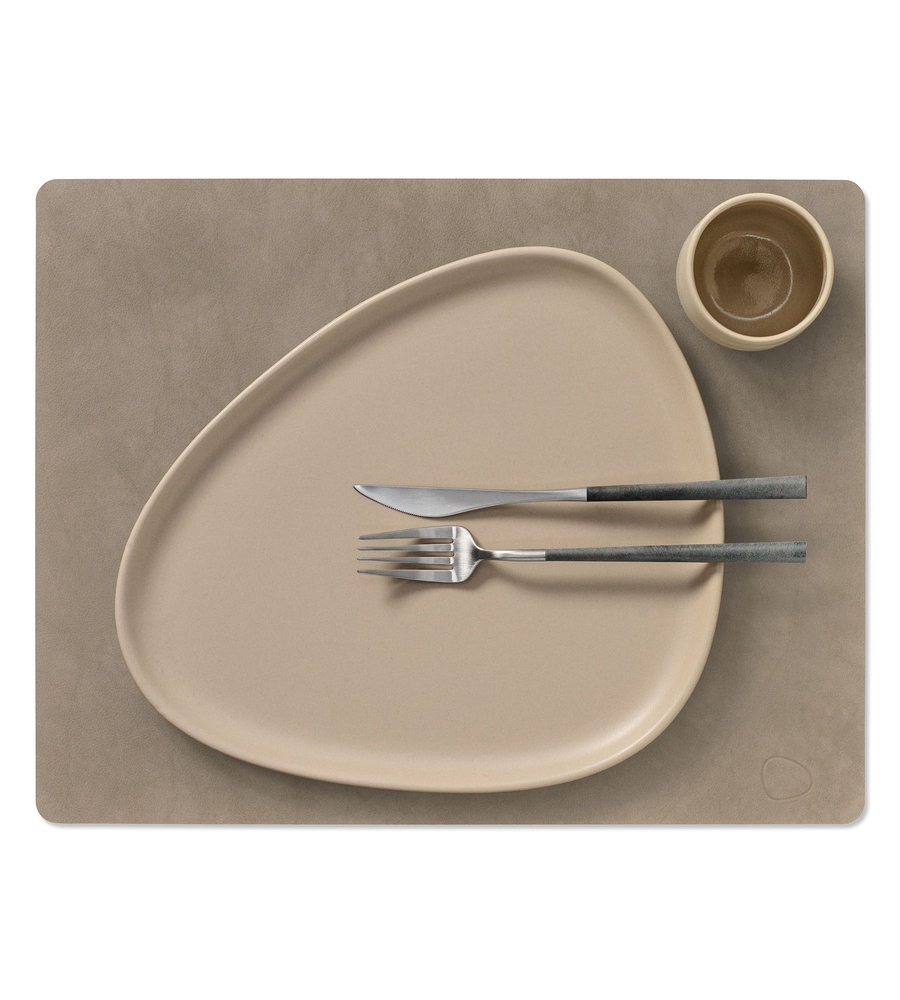 Table Mat Square L Nomad Grey