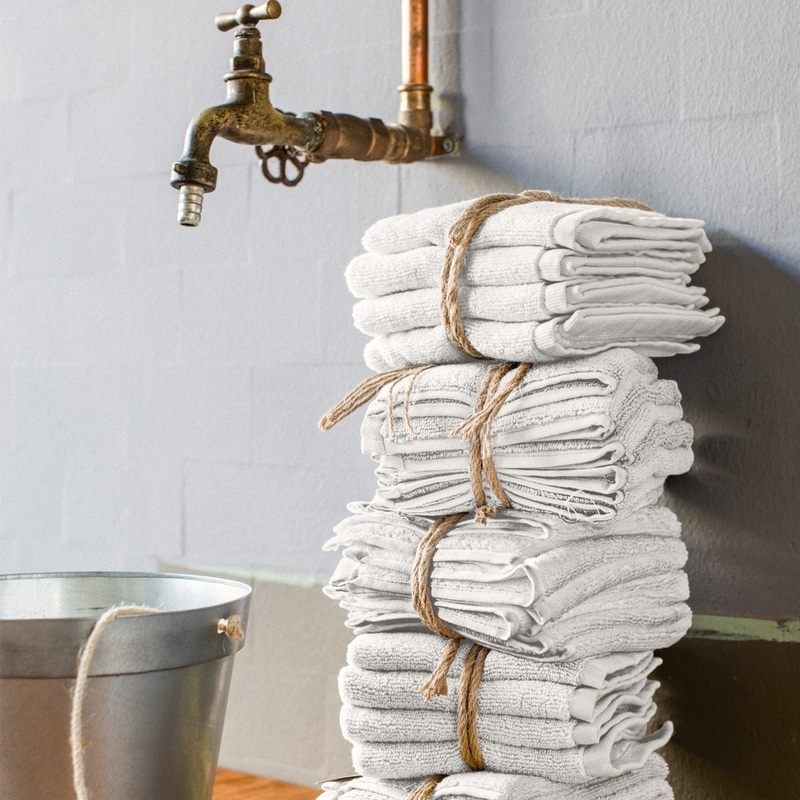 Set de 4 prosoape Coccola Bianco