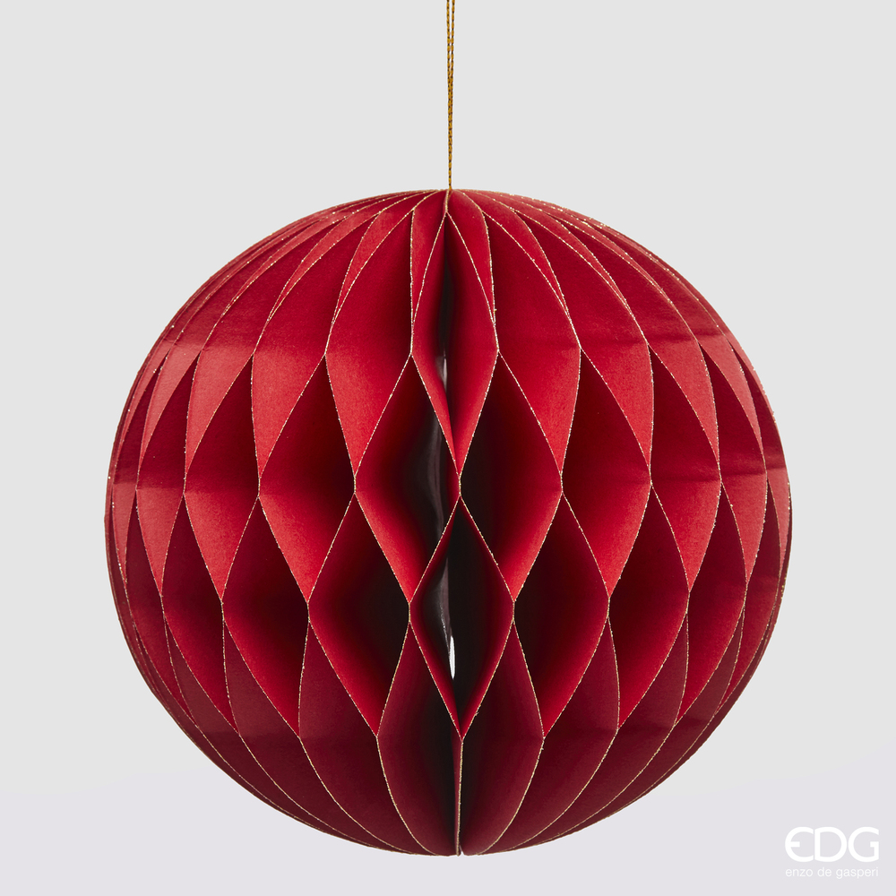 Jucărie brad Palla Origami D15 Red