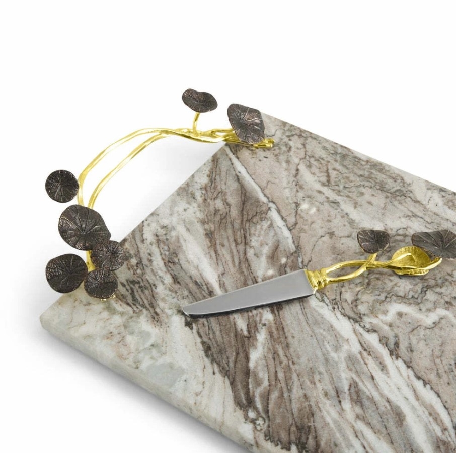 Monet's Garden Platou pentru cașcaval cu cuțit