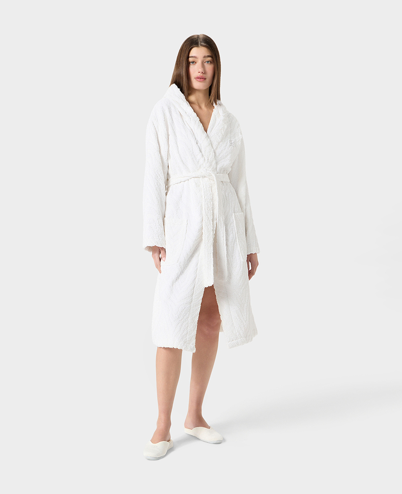 Bathrobe Woman