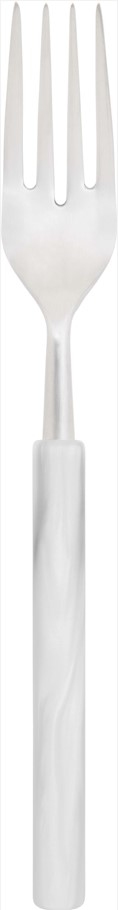 Mediterraneo Table fork White