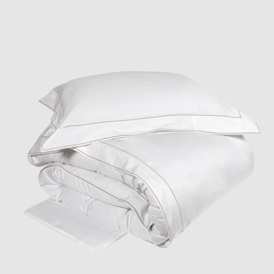 Lenjerie de pat Isola 220X200 Bianco+Torrone