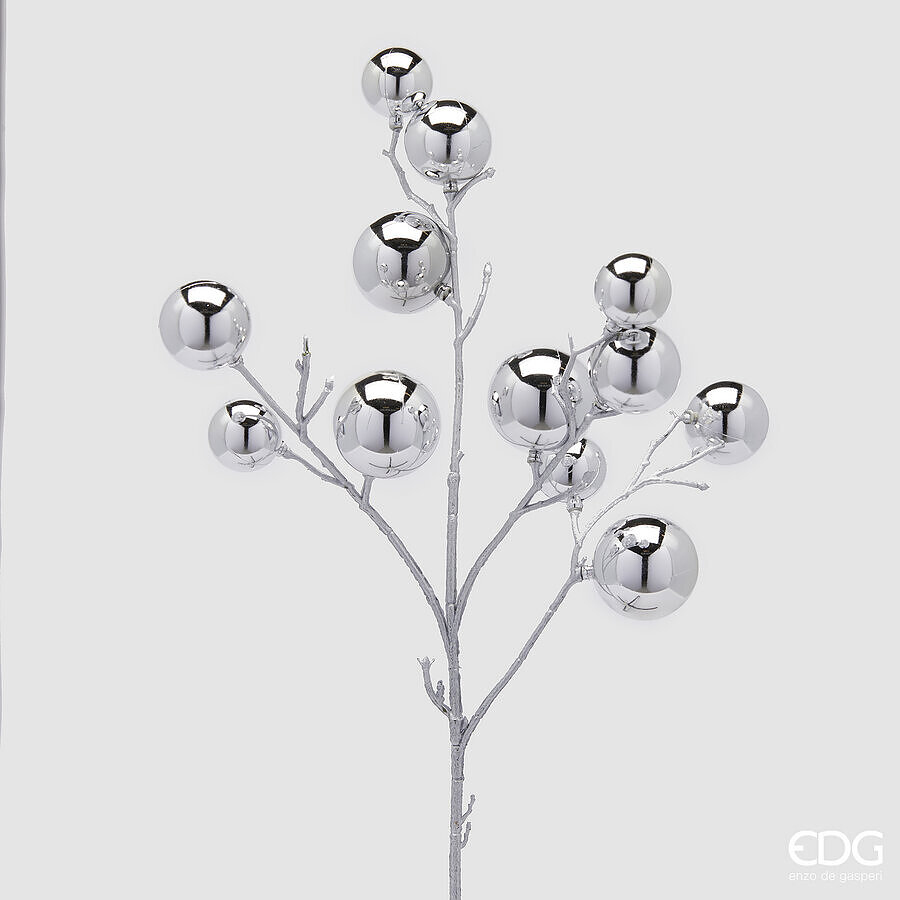Decorative branch Pallemix Silver