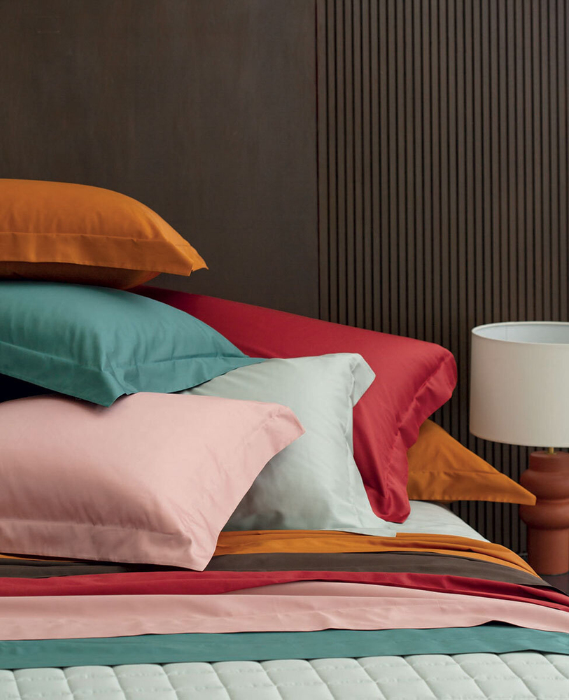Duvet cover set Botticelli 250X200 Sangria