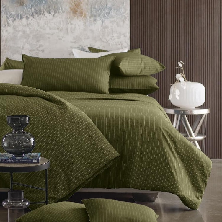 Duvet cover set Cambridge 220X200 Muschio