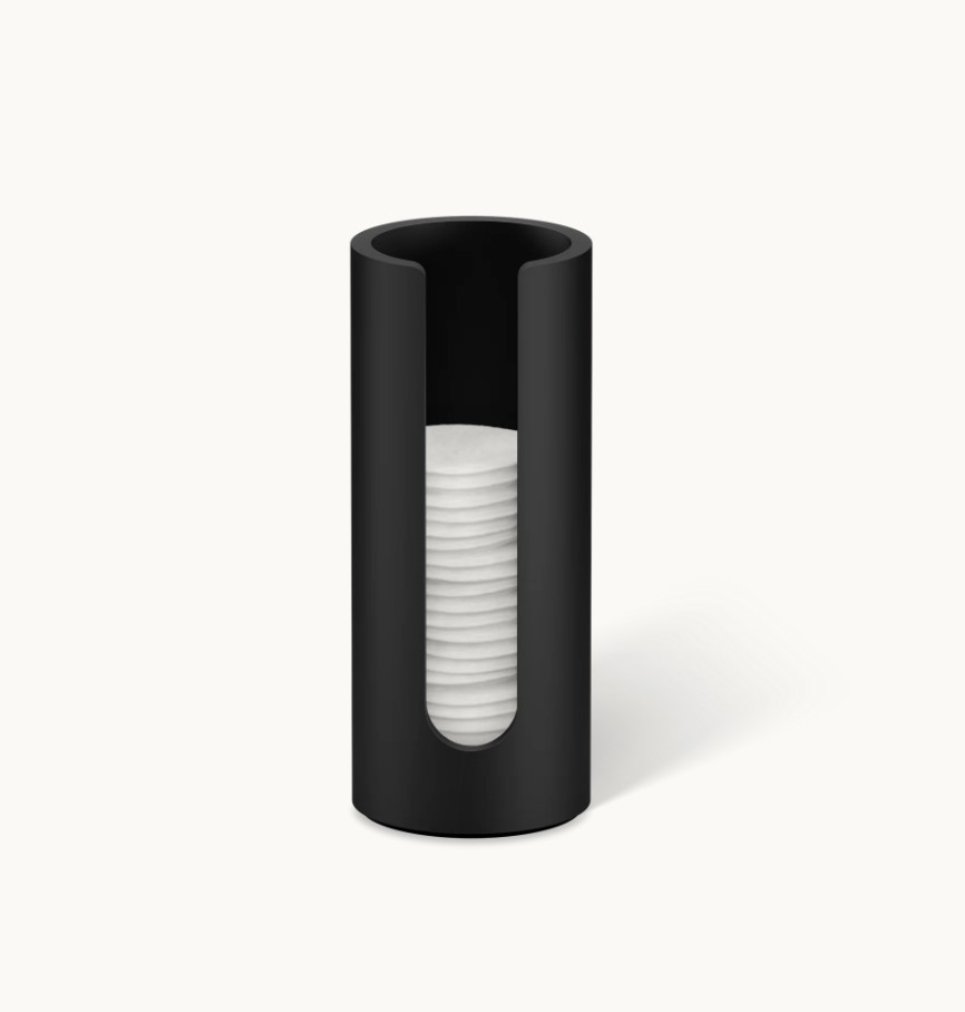 Stone Recipient pentru dischete de bumbac black