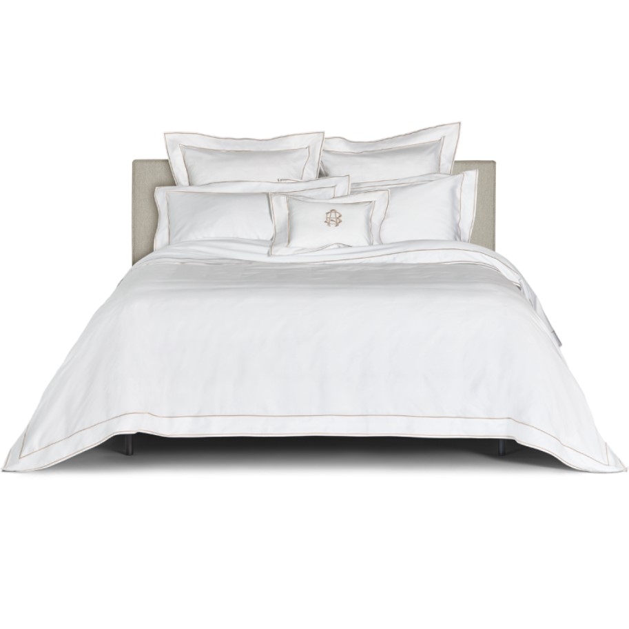 Lenjerie de pat Isola 220X200 Bianco+Torrone