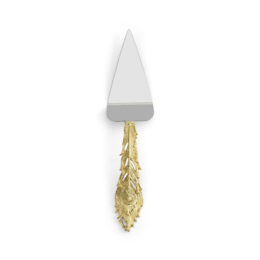Plume Gold Cake Server