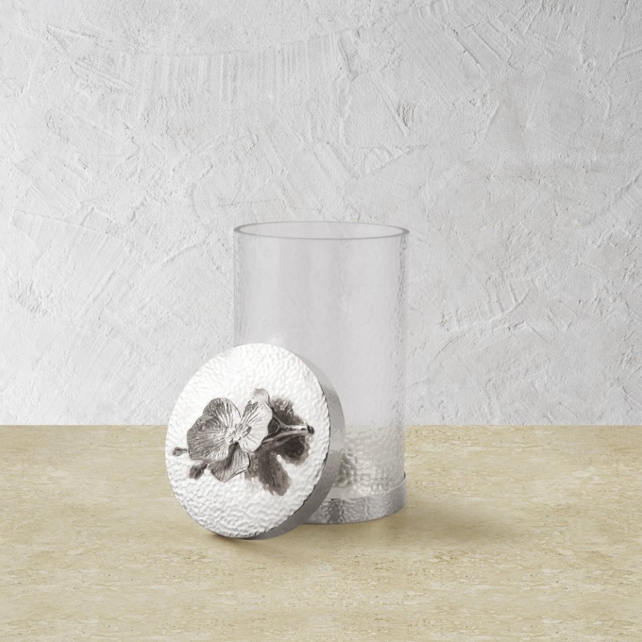 White Orchid Jar