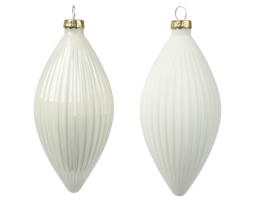 Set jucării brad Olive Shiny-Matt Mix H13 Wool White