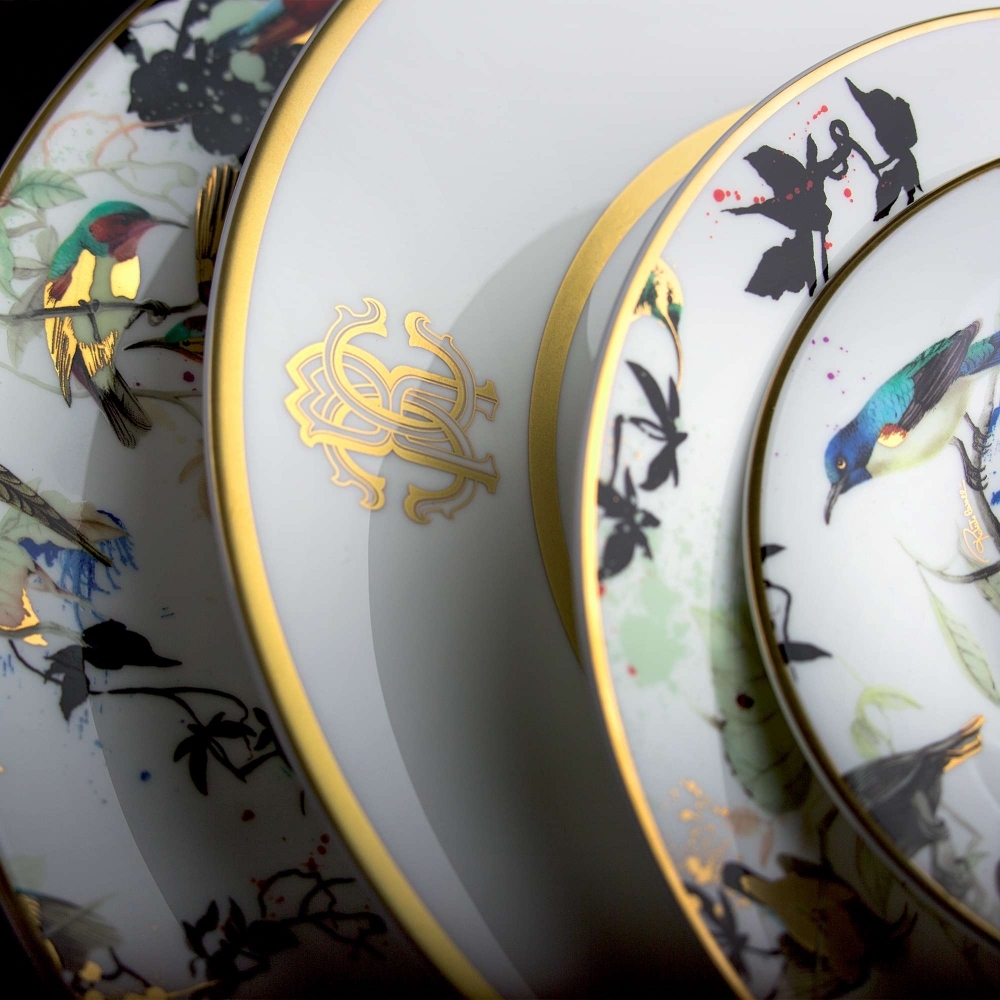 Garden's Birds Set of 6 Tea Cups & Saucers
