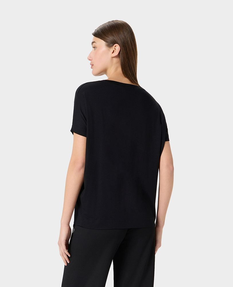 Bluză Ispirazioni Maxi T-Shirt S/M nero