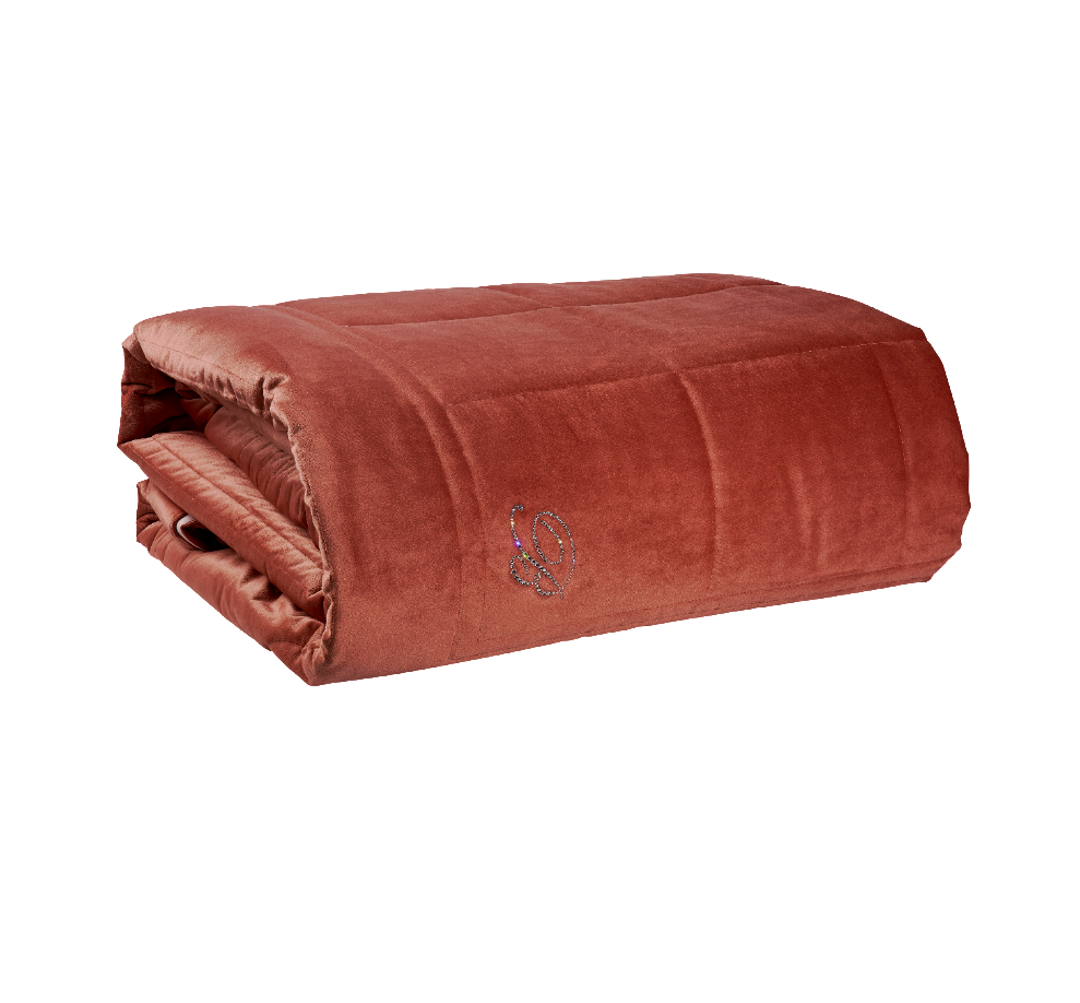 Cuvertură Blu Velvet 270X270 Coral