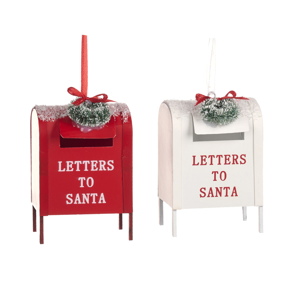 Елочная игрушка Letters to Santa Mail Box