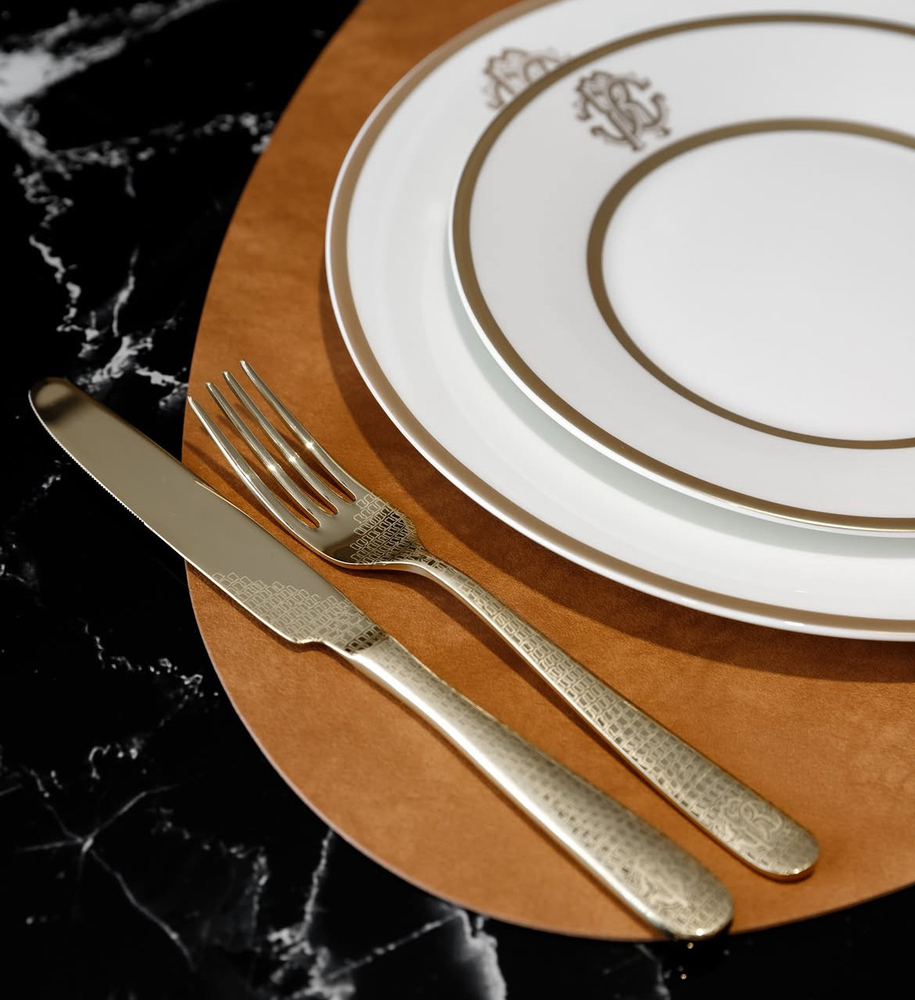 Silk Gold Set de 6 farfurii pentru salată