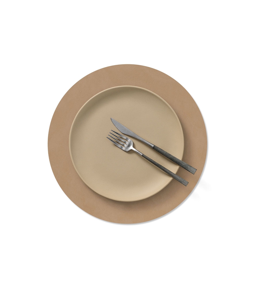 Table mat Circle Nougat