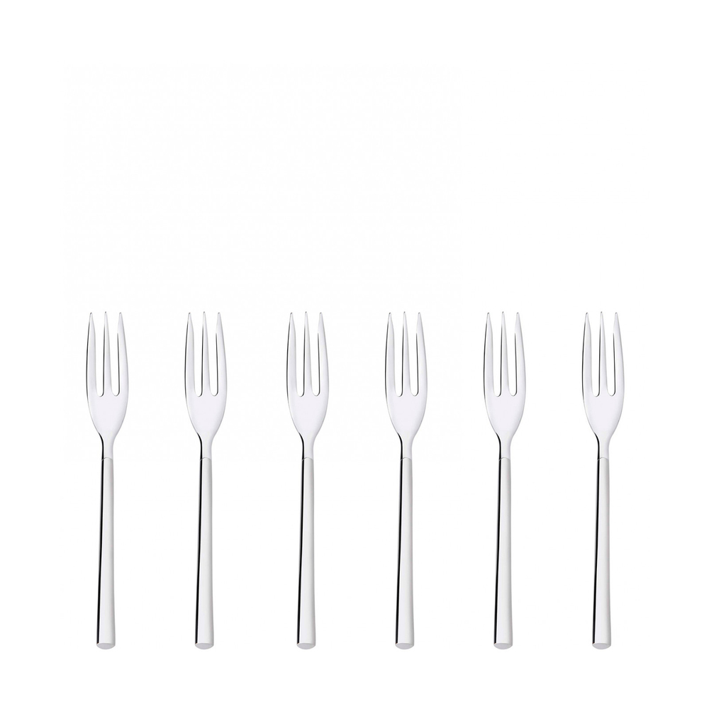 Portofino Set de 6 furculițe de desert în cutie cadou 