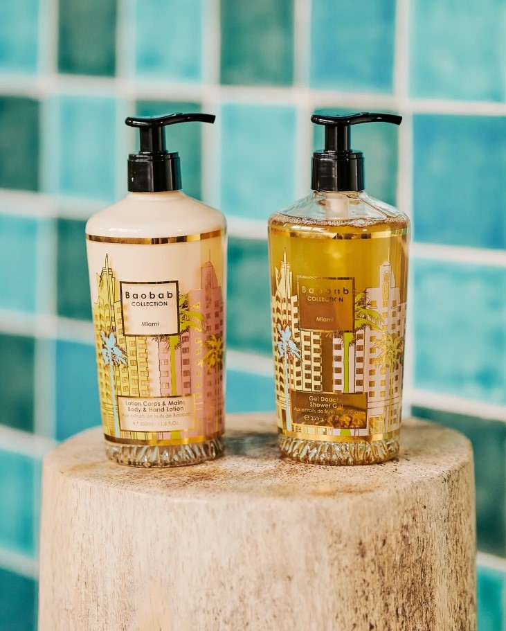 Gift box body & hand lotion & shower gel Miami