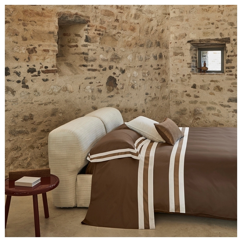 Lenjerie de pat Sentieri 250X200 Corteccia-Tortora