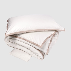 Lenjerie de pat Hellen 220X200 Bianco Seta+Rosa Boho