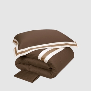 Duvet cover set Sentieri 220X200 Corteccia-Tortora