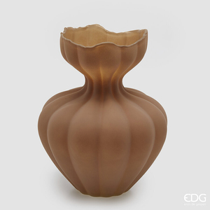 Vază Flow Sinuoso Light Brown