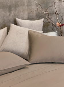 Duvet cover set Osaka 220X200 camoscio