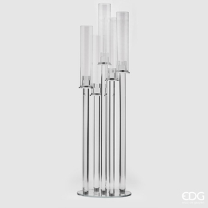 Candleholder Crystal Pill x5
