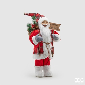 Decoration Santa Claus with a board