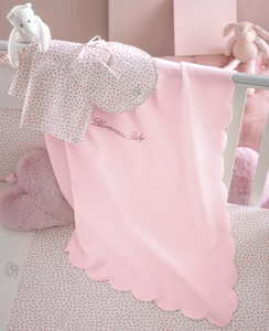 Pătură Cradle Baby Archetto pink