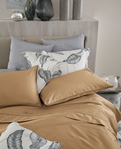 Duvet cover set Profilo Blu 220X200 Nocciola