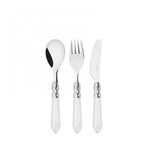 Aladdin Kids Cutlery set for children White