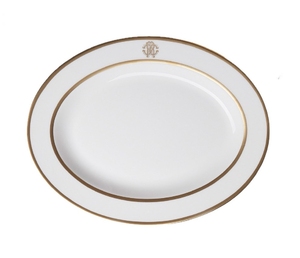 Silk Gold Platou Oval