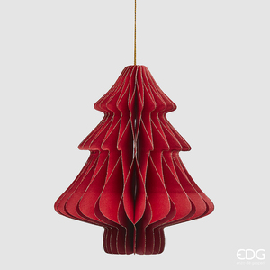 Jucărie brad Pino Origami H15 Red