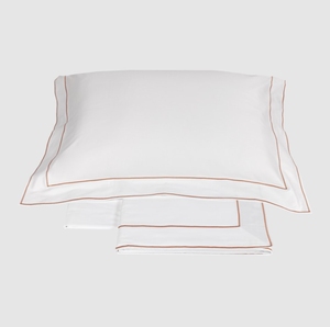 Lenjerie de pat Isola 220X200 Bianco+Sandalo