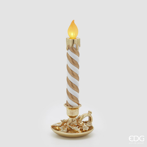 Декоративная Свеча Candela LED con Piattino H45