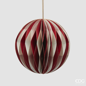 Jucărie brad Palla Origami D12 White Red